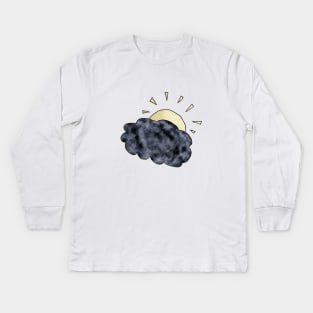 Sunshine on a cloudy day Kids Long Sleeve T-Shirt